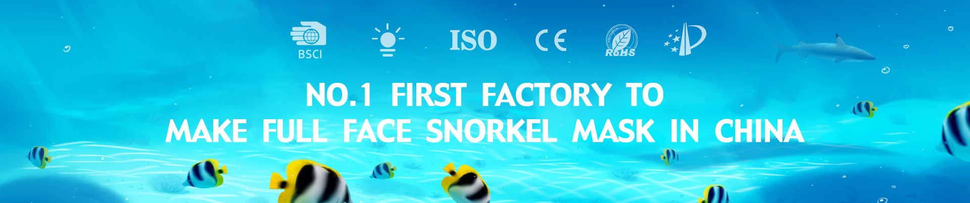 NO. 1 First Factory to make Full Face Snorkel Mask in China