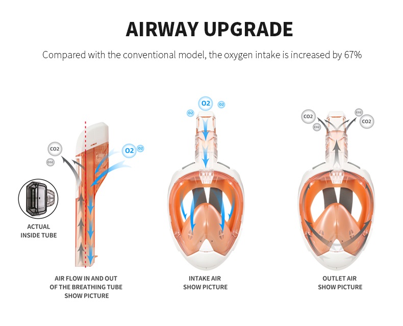 Full Face Snorkel Mask DS02